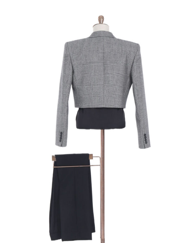 Grey 2-Piece Women Suit - Image 3