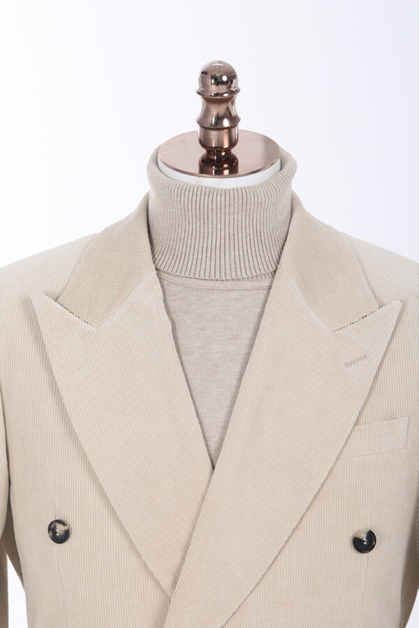 Khaki 2-Piece Men Suit - Image 2