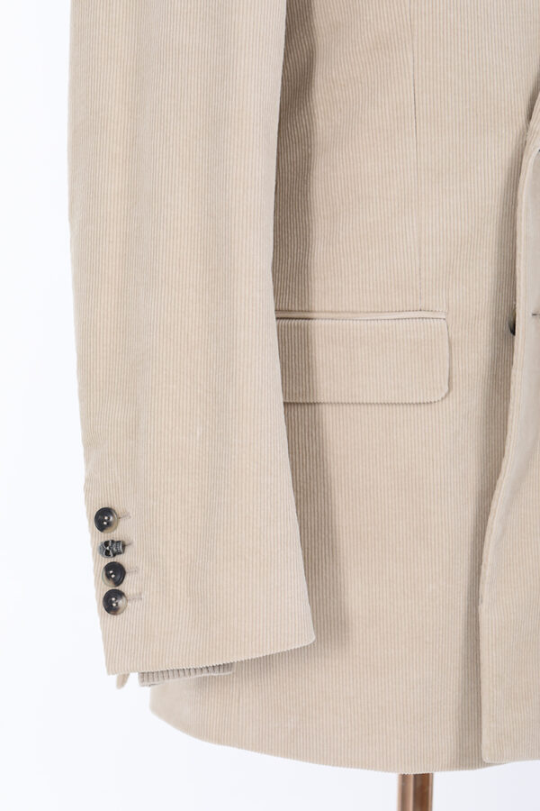 Khaki 2-Piece Men Suit - Image 3