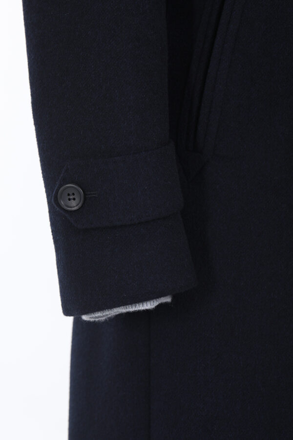 Dark Blue Men's Coat - Image 3