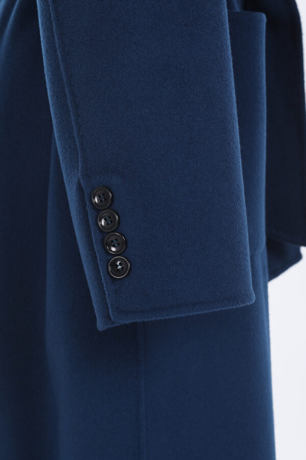 Blue Double Faced Women's Coat - Image 3