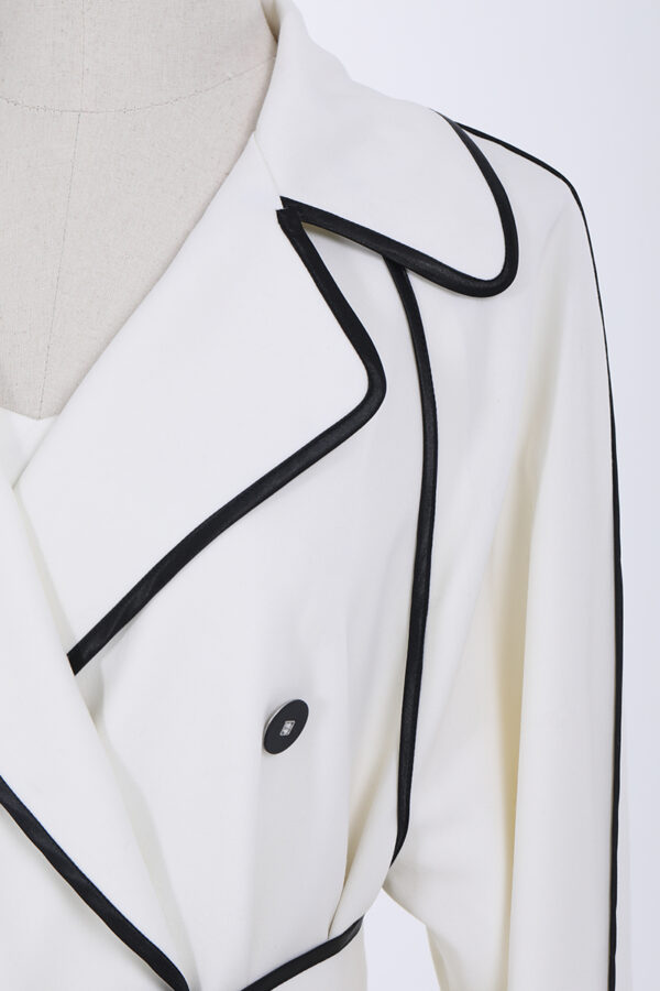 White Women's Coat - Image 2