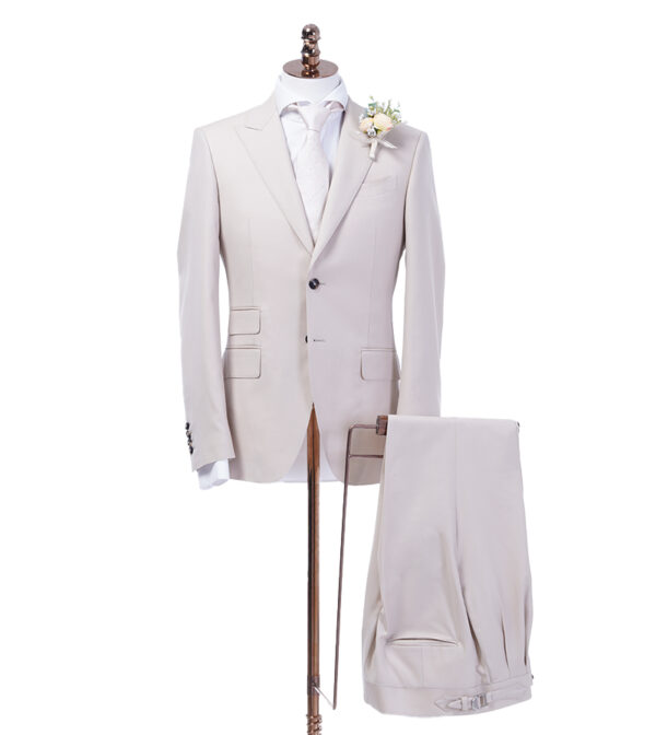 Khaki 2-Piece Men Suit