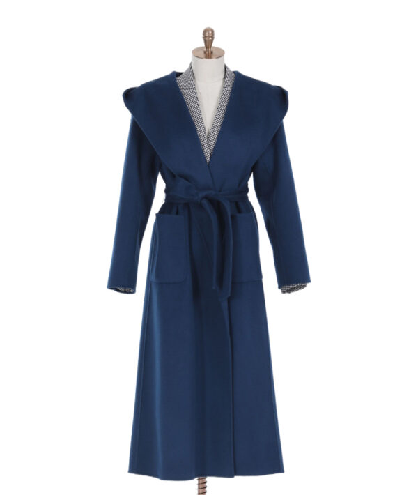 Blue Double Faced Women's Coat