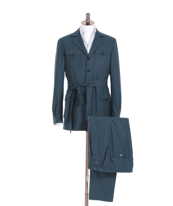 Green 2-Piece Men Suit